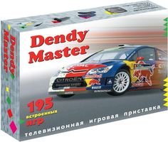 Игровая приставка Dendy Dendy Master 195 игр (черный)