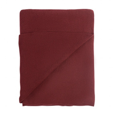 Плед Tkano вязаный (бордовый)