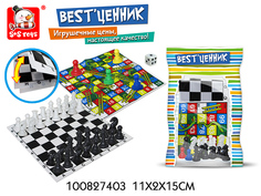 Настольная игра ESSA TOYS 2в1 в пакете 11*2*15см