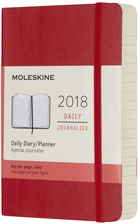 Ежедневник Moleskine CLASSIC SOFT Pocket 400стр. (красный)