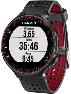 Спортивные часы Garmin Forerunner 235 (черно-красный)