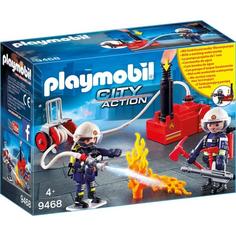 Конструктор PlayMobile Пожарные с водяным насосом (разноцветный)