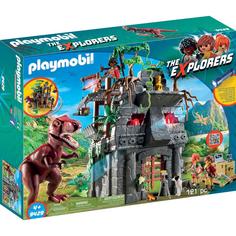 Конструктор PlayMobile Затерянный храм с тиранозавром (разноцветный)
