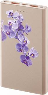 Портативное зарядное устройство InterStep PB10000MC 10000 мАч Орхидея (розовый)