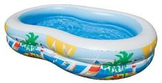 Бассейн Intex Пляж 262х160х46 см (синий)