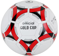 Спортивные товары Gratwest Футбольный мяч official gold cup размер 5 (бело-красный)