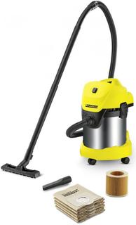 Пылесос Karcher WD 3 Premium Jubilee (желтый)