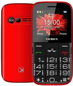 Мобильный телефон teXet TM-B227 (красный)