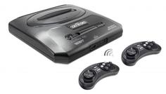 Портативная игровая консоль Sega Retro Genesis Modern Wireless + 170 игр + 2 беспроводных джойстика (черный)