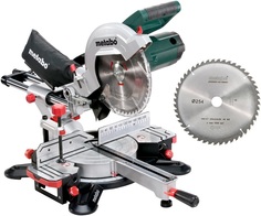 Торцовочная пила Metabo Set KGS 254 M + saw blade