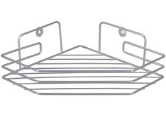 Полка Rosenberg 1- ярусная, угловая RUS-385060-1 (серебристый)