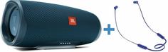 Акустический комплект JBL CHARGE 4 + T110BT (синий)