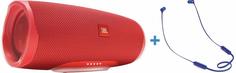 Акустический комплект JBL CHARGE 4 + T110BT (красный)