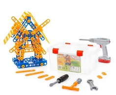 Конструктор POLESIE Изобретатель - Мельница №2 и шуруповерт