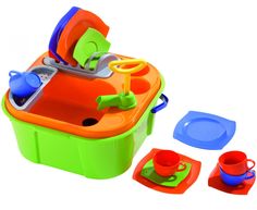 Игровой набор Wader "Мини-посудомойка" (разноцветный)