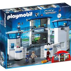 Конструктор PlayMobile Штаб Полиции с Тюрьмой (разноцветный)