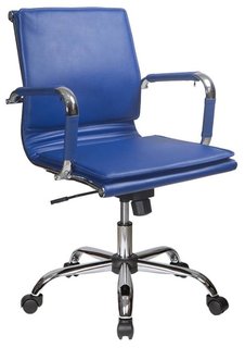 Кресло руководителя Бюрократ CH-993-LOW (синий)