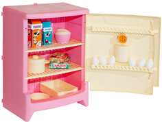 Аксессуары для кукол Орион Холодильник 785 с набором продуктов в подарочной упаковке