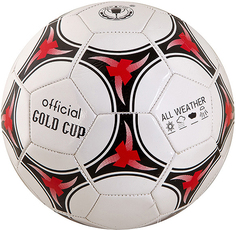 Спортивные товары Gratwest Футбольный мяч official gold cup размер 5 (бело-красный)