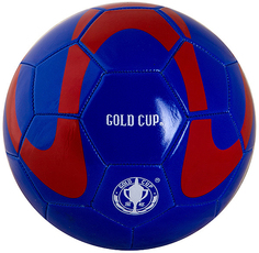 Спортивные товары Gratwest Футбольный мяч gold cup размер 5 глянцевый (сине-красный)