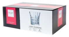 Набор стаканов Eclat Cristal dArques Lady Diamond, 270 мл (6 шт.)