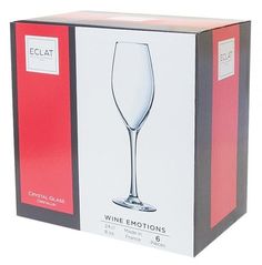 Набор фужеров для шампанского Eclat Cristal dArques Wine Emotions, 240 мл (6 шт.)