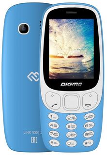 Мобильный телефон Digma Linx N331 2G (голубой)