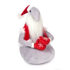 Мягкая игрушка Gulliver Ждун Дед Мороз (серый)