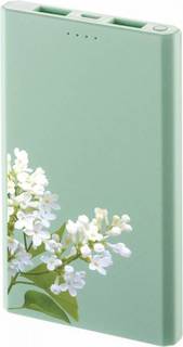Портативное зарядное устройство InterStep PB6000M 6000 мАч Сирень (мята)