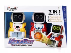 Радиоуправляемая игрушка Silverlit Робот футболист Кикабот Двойной набор (разноцветный)