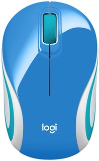 Мышь Logitech Wireless Mini Mouse M187 (синий)
