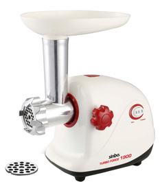 Мясорубка Sinbo SHB 3161 (бело-красный)