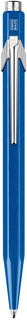 Ручка шариковая Carandache Office Popline Metal-X Blue Metallic M (синий)