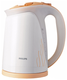 Электрочайник Philips HD4681 (бело-оранжевый)