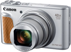 Цифровой фотоаппарат Canon PowerShot SX740 (серебристый)