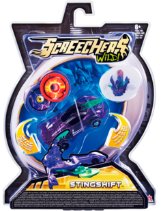Игровой набор Screechers Wild Машинка-трансформер Стингшифт (фиолетовый)