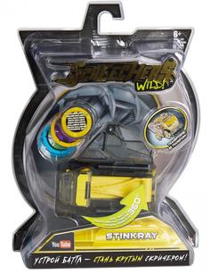Игровой набор Screechers Wild Машинка-трансформер Стинкрэй (черно-желтый)