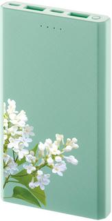 Портативное зарядное устройство InterStep PB10000MC 10000 мАч Сирень (мята)