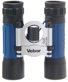 Бинокль Veber Sport NEW БН 12x25 (серебристо-синий)