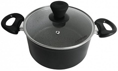 Кастрюля Endever Stone-Grey-24С (черный)