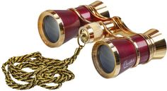 Бинокль Veber Opera БГЦ 3x25 с цепочкой (красный)