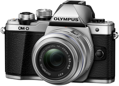 Фотоаппарат со сменной оптикой Olympus OM-D E-M10 Mark II Kit 14-42mm II R (серебристый)