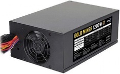 Блок питания Aerocool ATX 1200W GOLD MINER (серый)