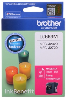 Картридж Brother LC663M (пурпурный)