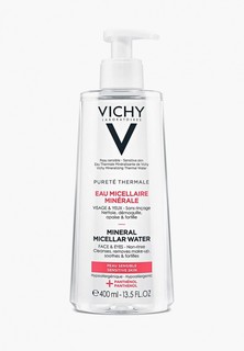 Мицеллярная вода Vichy PURETE THERMALE с минералами для чувствительной кожи, 400 мл