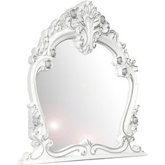 Зеркало Мэри Дольче Вита СДВ-06 белый глянец с серебром Meri