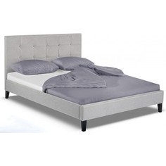 Кровать двуспальная Woodville Veronika 160х200 silver