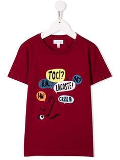 Lacoste Kids футболка с логотипом