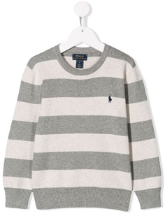 Ralph Lauren Kids трикотажный джемпер в полоску