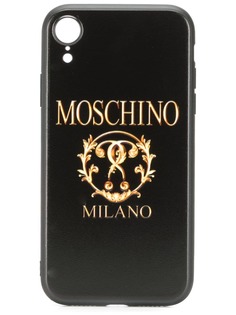 Moschino чехол для iPhone XR с логотипом